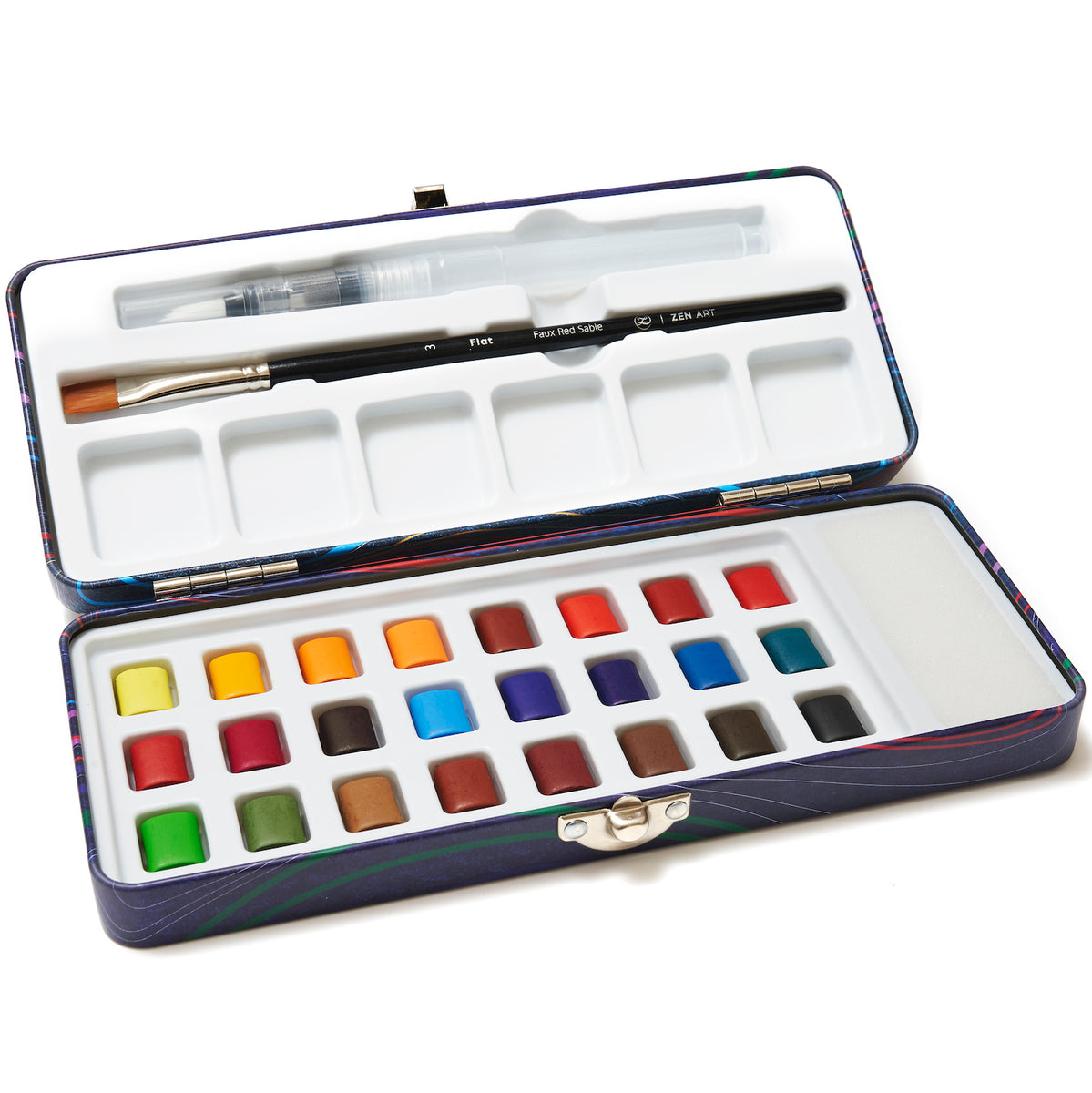6 Pcs Artist Tulip Watercolor Brush Set for Watercolors – ZenArtSupplies