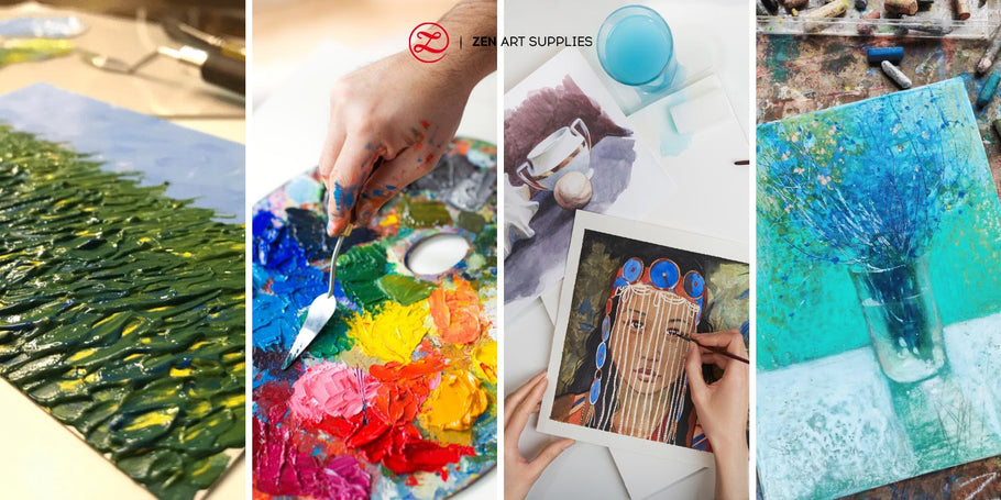 Oil Painting Brush Strokes and Techniques – ZenARTSupplies