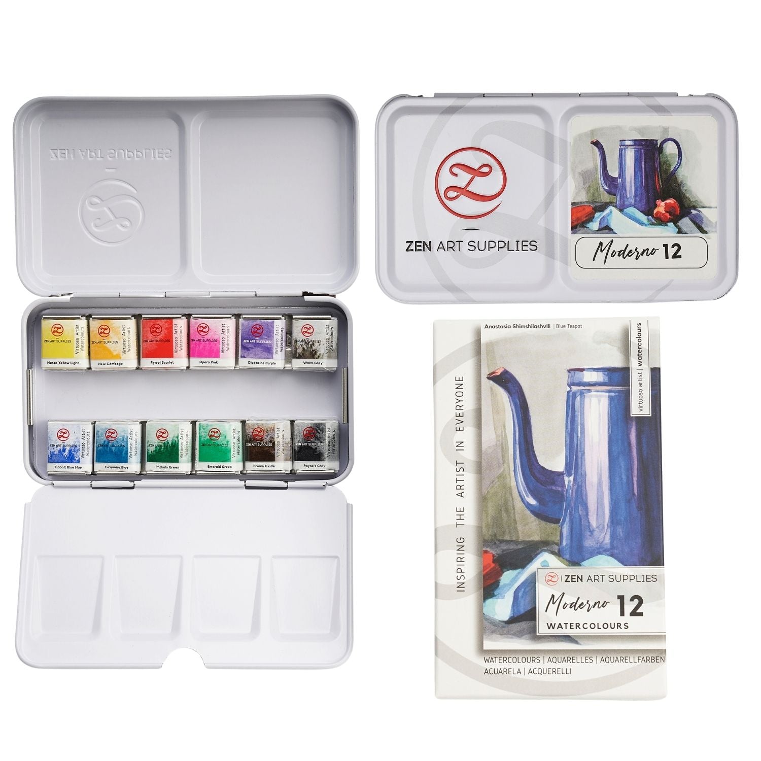 Late July Eco Dot Palettes: NEW pan-less watercolor sets