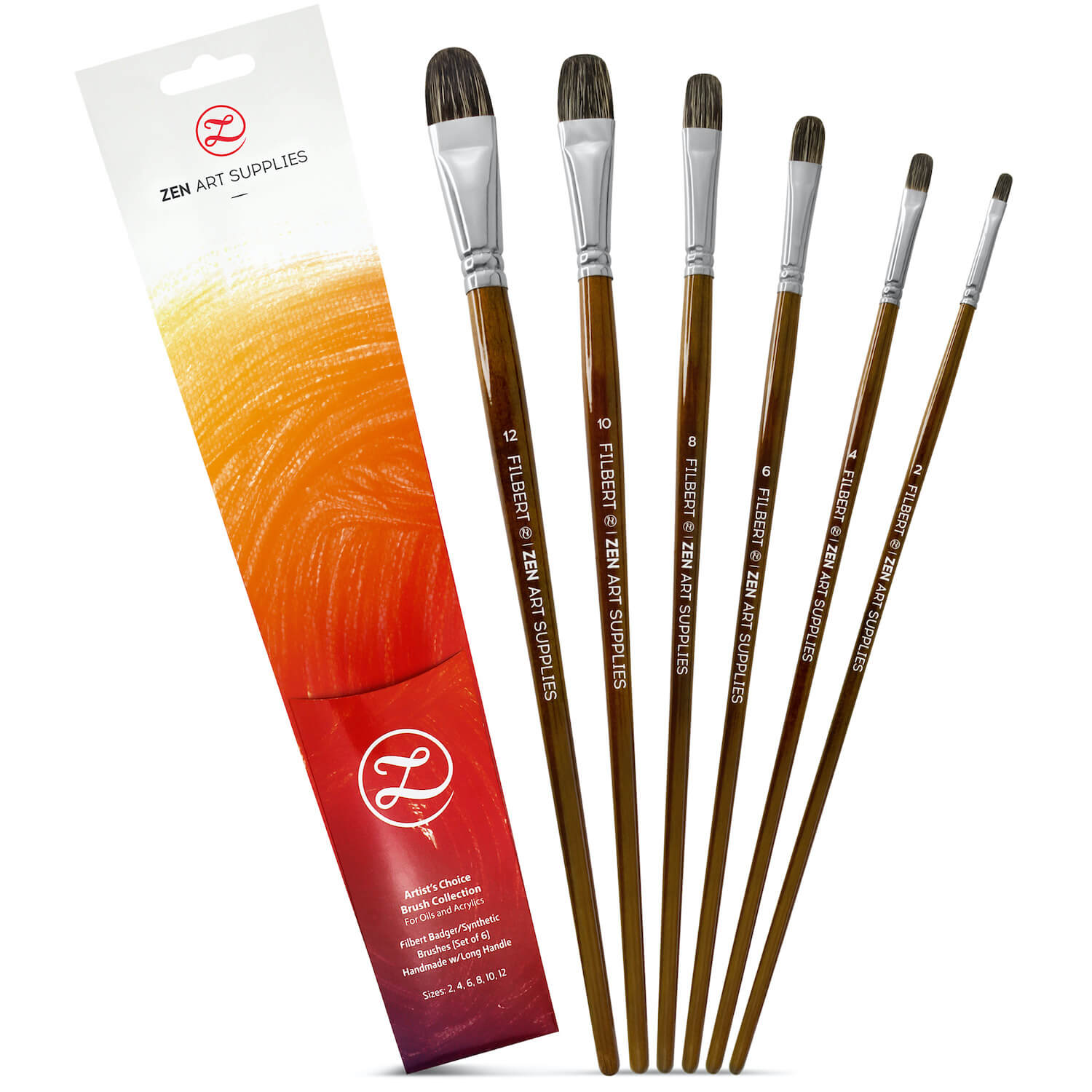 5 Pack Blending Brushes for Card Making Blending Tools for Drawing Oval  Makeup B